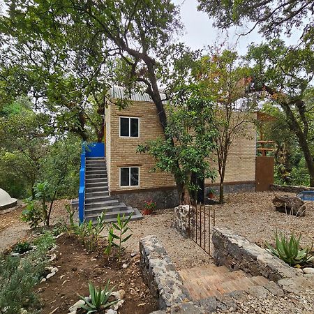La Cabana Azul Al Fondo Del Bosque De Tepoztlán Dış mekan fotoğraf