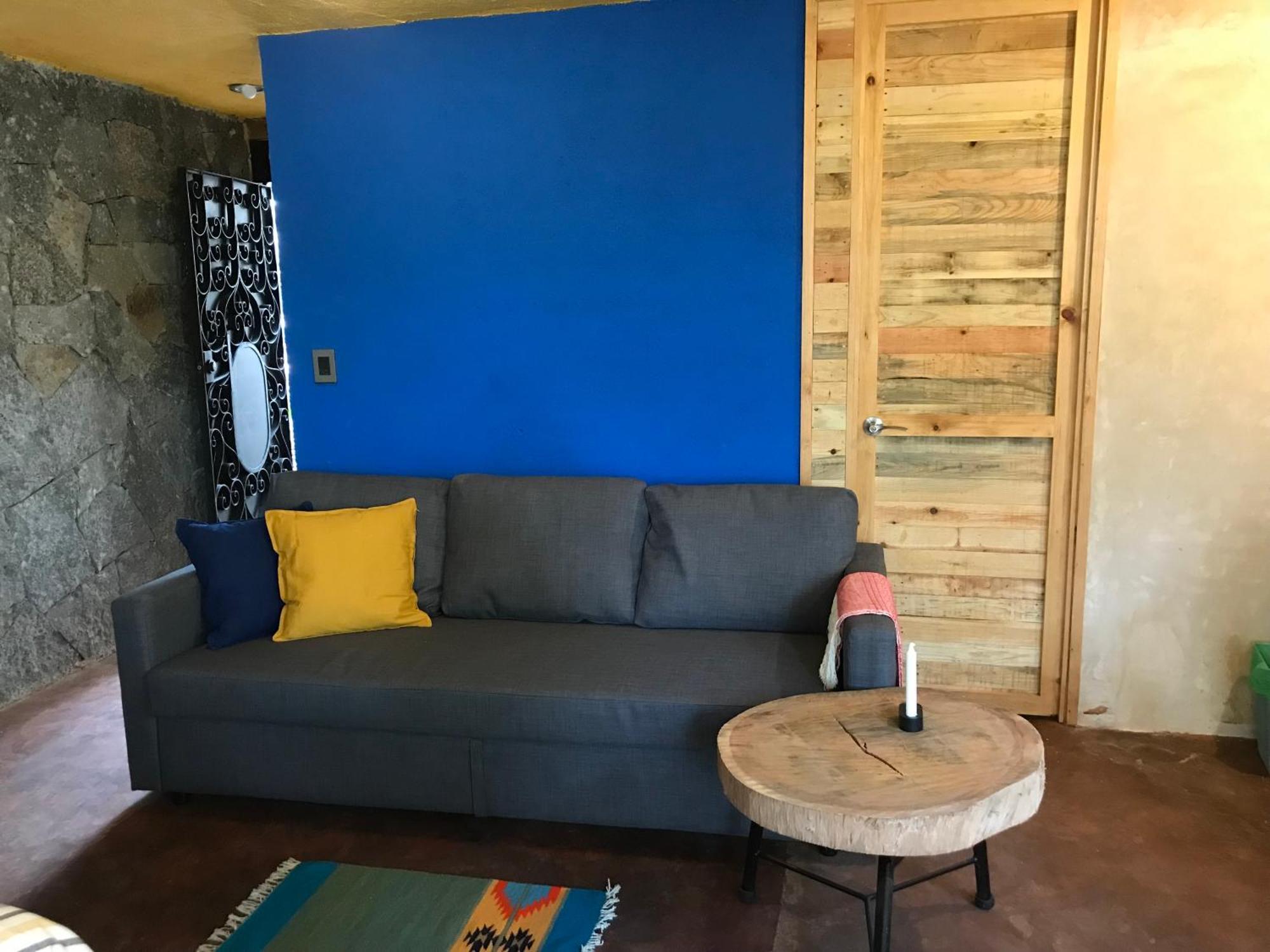 La Cabana Azul Al Fondo Del Bosque De Tepoztlán Dış mekan fotoğraf